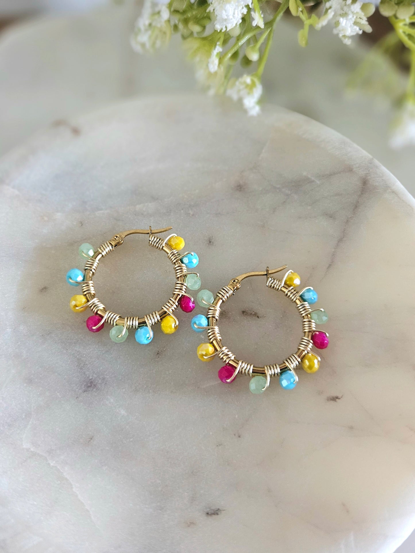 Rainbow Sherbet Earrings