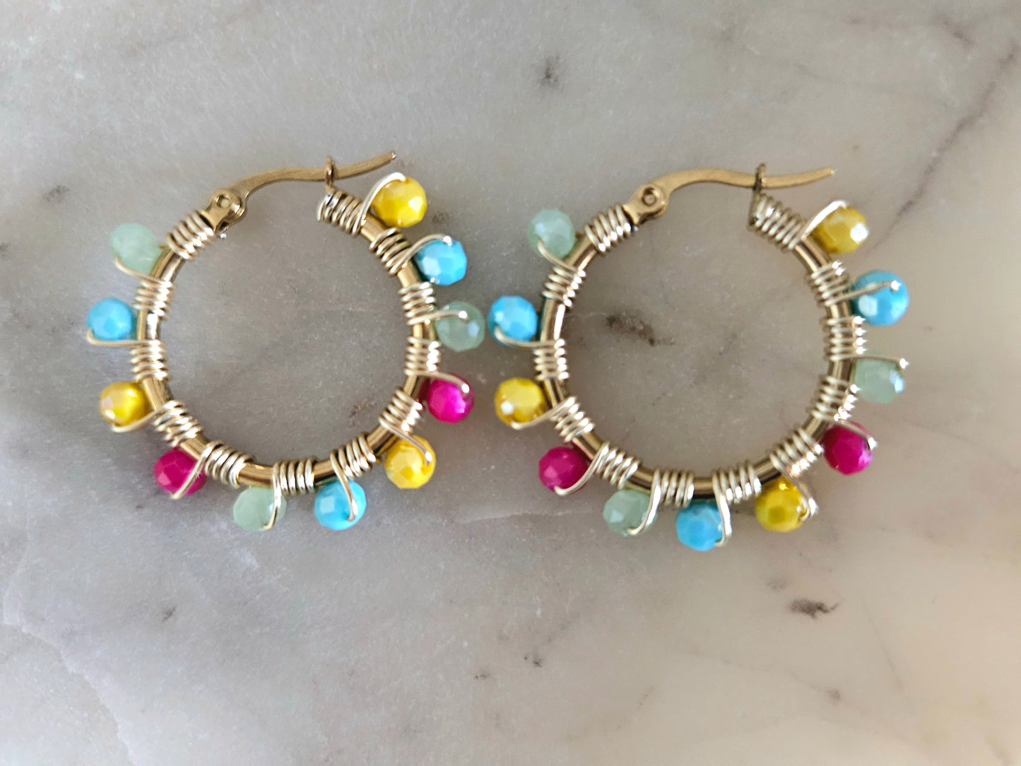 Rainbow Sherbet Earrings