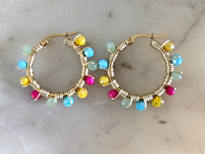 Rainbow Sherbet Earrings