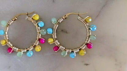 Rainbow Sherbet Earrings