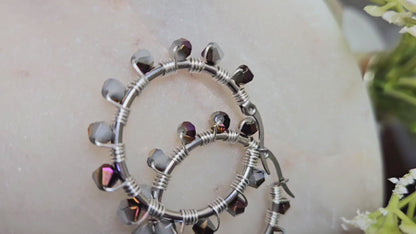 Mauve Moonbeams Earrings